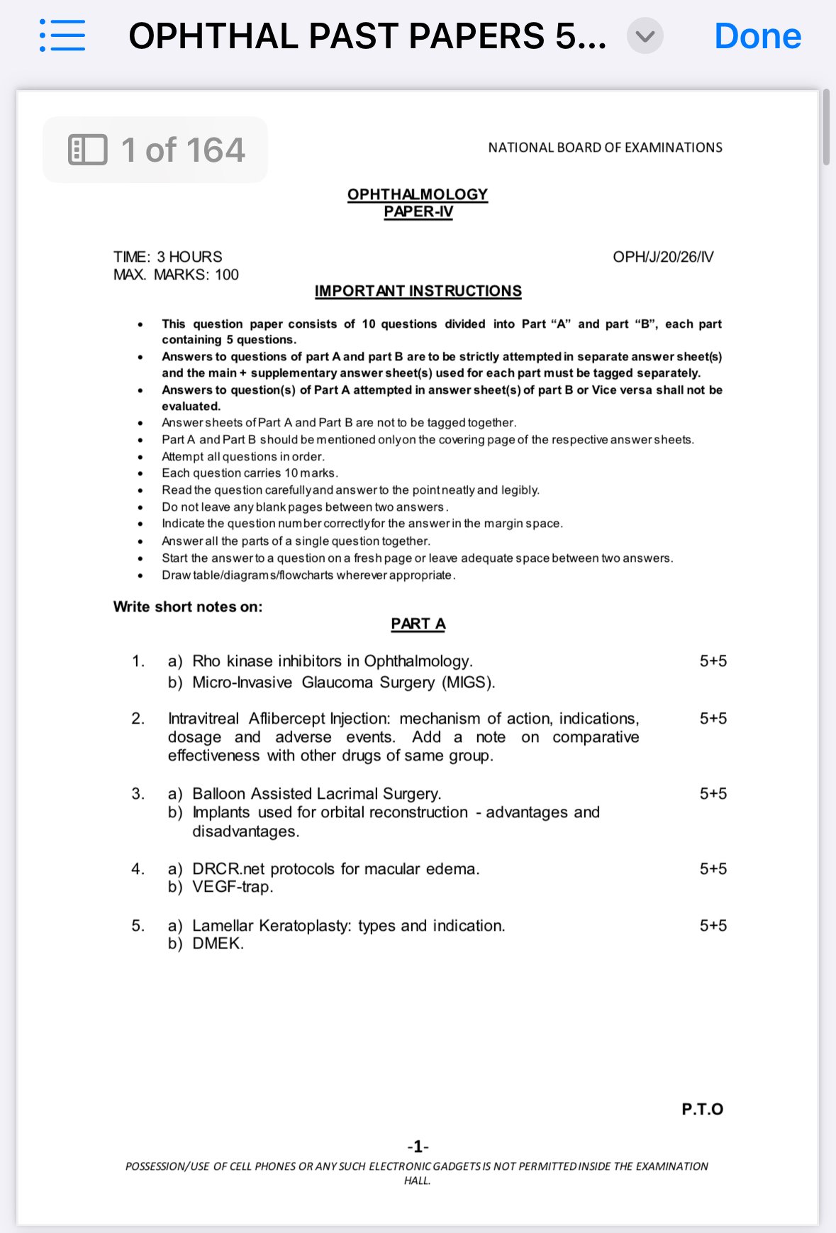 Past Papers
